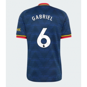 Arsenal Gabriel Magalhaes #6 Maglia Gara Trasferta Repliche 2026-27 Maniche Corte